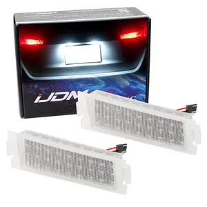 iJDMTOY 3W Full LED License Plate Light Kit For 2009-2017 Kia Forte Koup 2-Door, Powered by 18-piece Xenon White LED Diodes