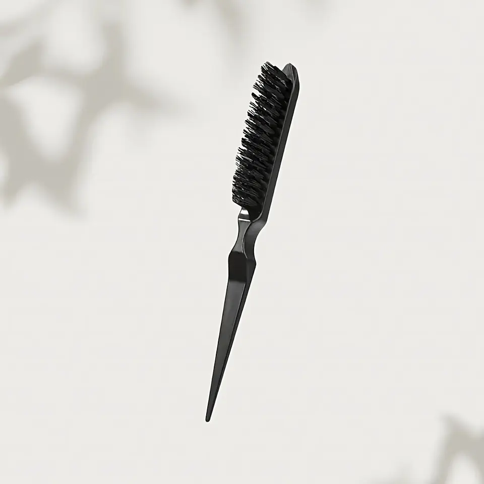 Three-Row Hair Comb, Durable Plastic Pointed Tip Brush, Suitable for All Hair Types, Ideal for Styling and Grooming, Hair Brushes, Barber Comb, Hair Styling Tools
