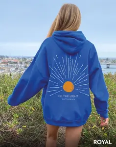 Christian Hoodie Be The Light Sunset Hoodie/T-shirt, Christian Streetwear, Christian Sweatshirt ,Christian Merch Jesus Hoodie, Christian Clothes Womenswear