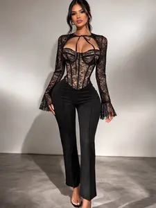 Cindy Long Sleeve Mesh Top