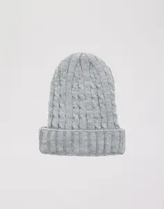 Mens Kim And Bae Cable Cuff Beanie