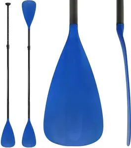 SUP Paddle Board Paddle Stand up Paddleboard Paddles - 3- or 4- Floating Alloy Portable SUP Kayak Paddle Adjustable 2-Sided Paddle