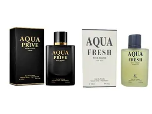 Men's Cologne Lot - Aqua Fresh & Aqua Prive 3.4oz Gift Set