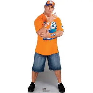212 MAIN Large Corrugated Cardboard Cutout - John Cena WWE Graphics, Corrugated Standups, Home Decor Home Supply