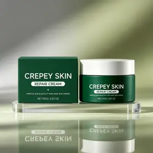 Crepey Skin Firming Cream – Supports Skin Elasticity & Tightness, Smooths Fine Lines, 100g / 3.53oz
