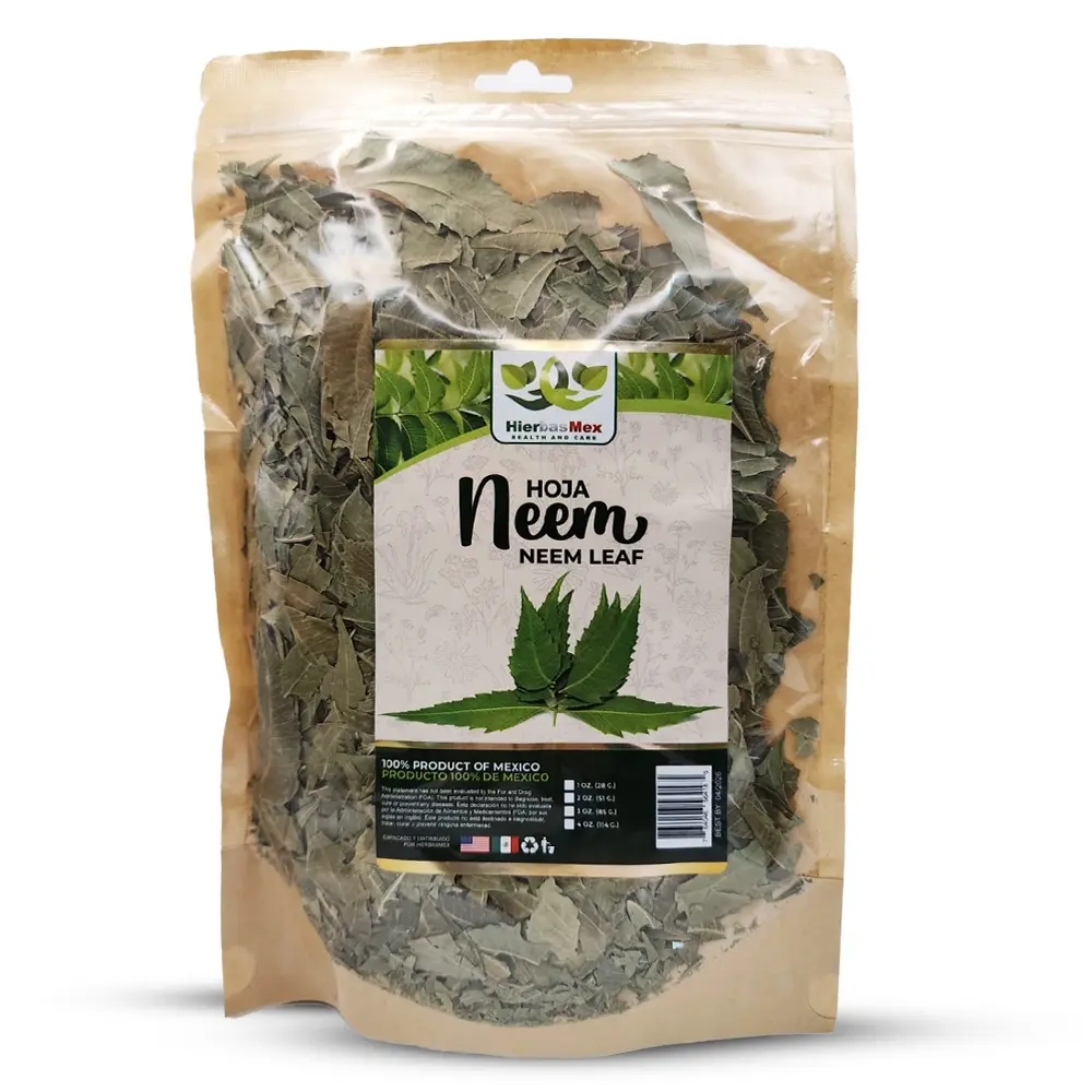 Hoja Neem Herb Hierba Herbal Tea 4 oz.-113g Natural Mexican Herb Hierba Wild Crafted