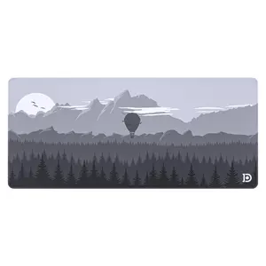 Mist (Mt. Balloon) Deskpad | Water-Resistant | 5mm Thick | Anti-Slip Rubber Base | Soft-Polyester Top