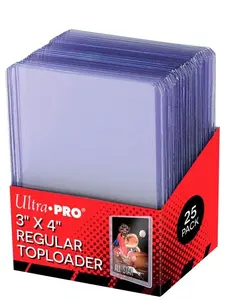 Ultra  PRO - 3" 'y 4'I Clea Regular Toploader 25-Count Pack