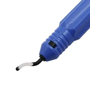 Handheld Metal Deburring Tool Handle + 10pcs Bs1010 Rotating Deburring Blades, for Wood Plastic Aluminum Copper Steel Deburring Manual Tools