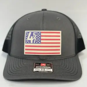45 47 American Flag Trucker Hat