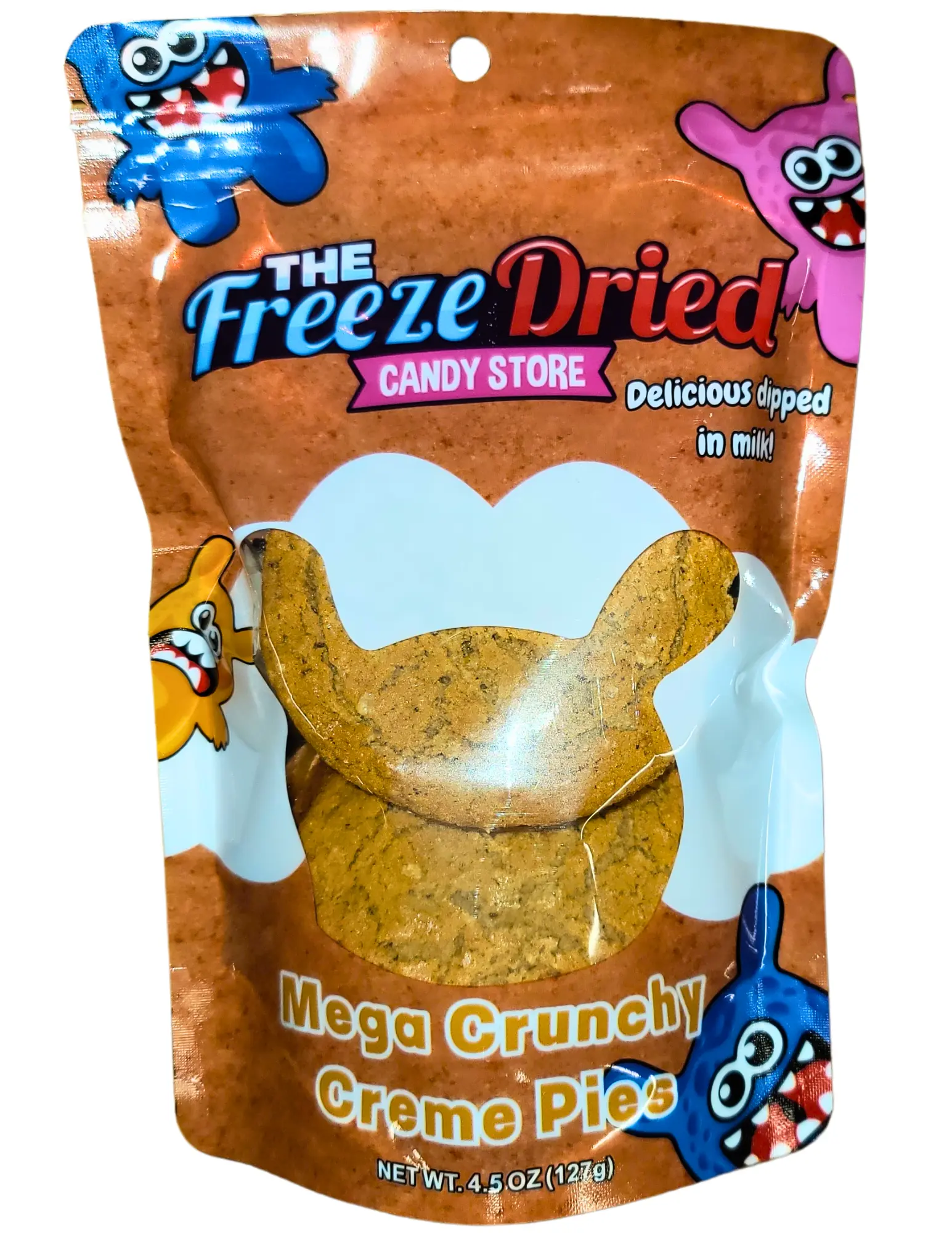 Crunchy Creme Pie Mega Box - 6 Creme Pie Bags Included - The Freeze Dried Candy Store