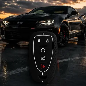 Fits for Chevy Malibu Cruze Camaro Chevrolet Traverse Blazer Equinox 2016-2024 key cover 5 Buttons