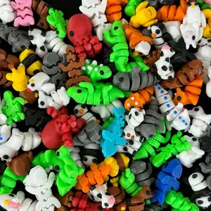 Mystery Mini Animals/Articulated Figures/Baby Animals With Moveable Joints/Micro Animals!