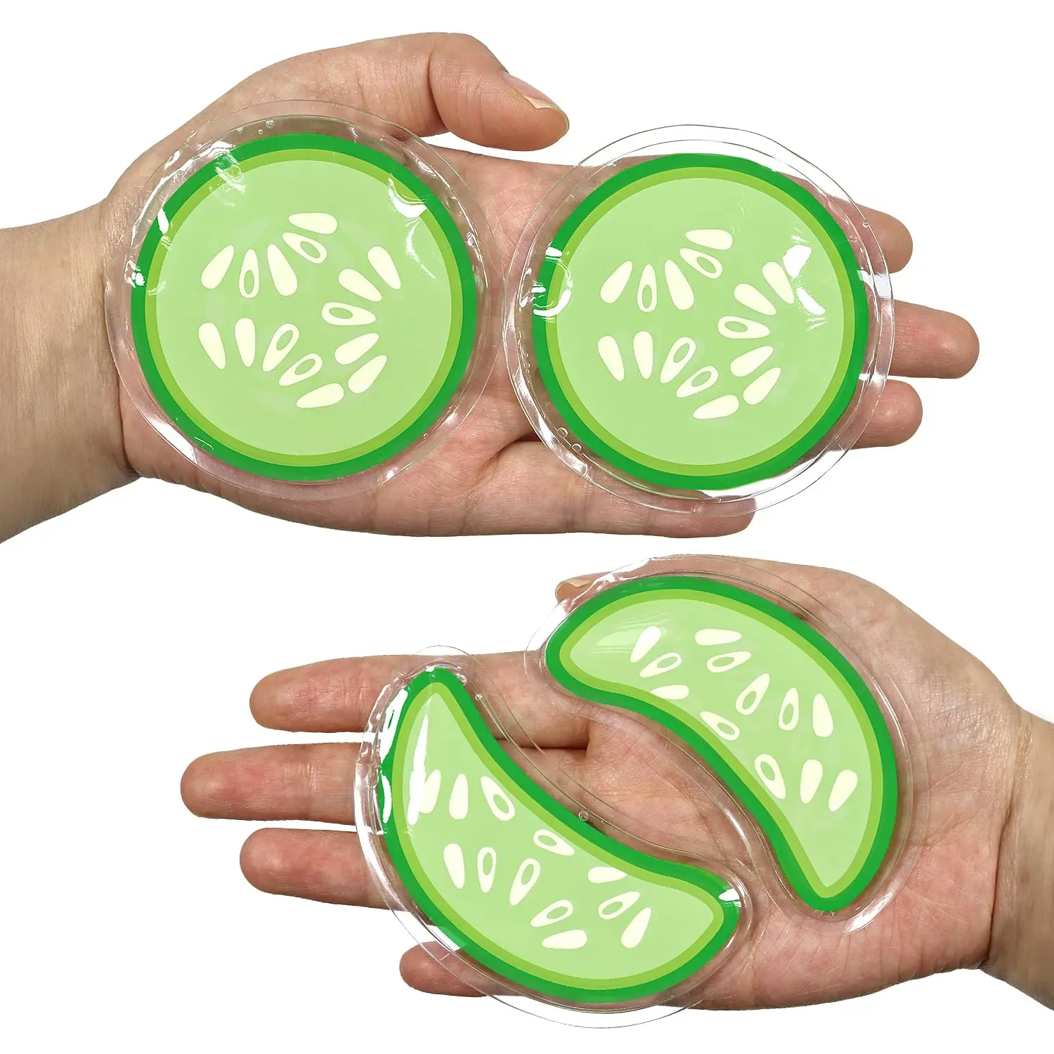 Reusable Gel Eye Mask for Puffy Eyes & Dark Circles – Hot & Cold Therapy Under Eye Cooling Pads, Anti Wrinkle Eye Compress, Redness & Eye Strain Relief Relaxation Eye Mask