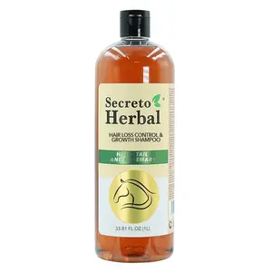 Shampoo Secreto Herbal cola de caballo y romero, 33.81 Fl Oz (Pack of 1) -  Secreto Herbal Natural Artisanal Shampoo - Horsetail & Rosemary 1 LT