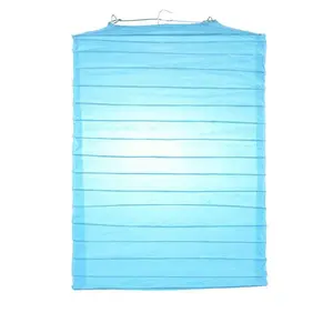Turquoise Hako Paper Lantern