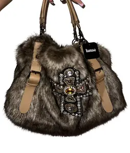 LANAÈTHEBRAND - Lanae The Brand Brown Fur Bag