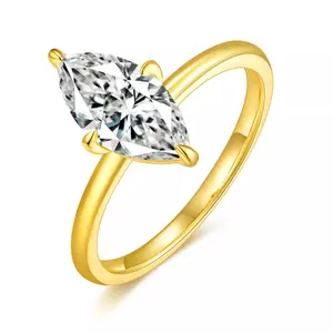 Oval Cut Gold Ring