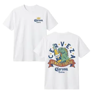 Cerveza Iguana Shirt - Tropical Beach Graphic Tee, Cinco de Mayo Drinking Outfit, Men's Always Fresh Lizard Top