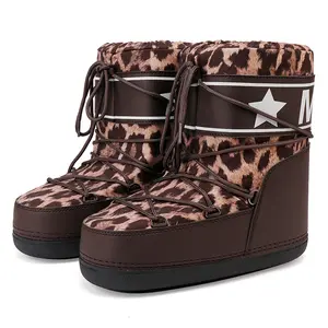 Moon Boot Insulated Slip On Unisex Snow Boots Footwear Walking Shoes Walking Shoes Women Girl Bota