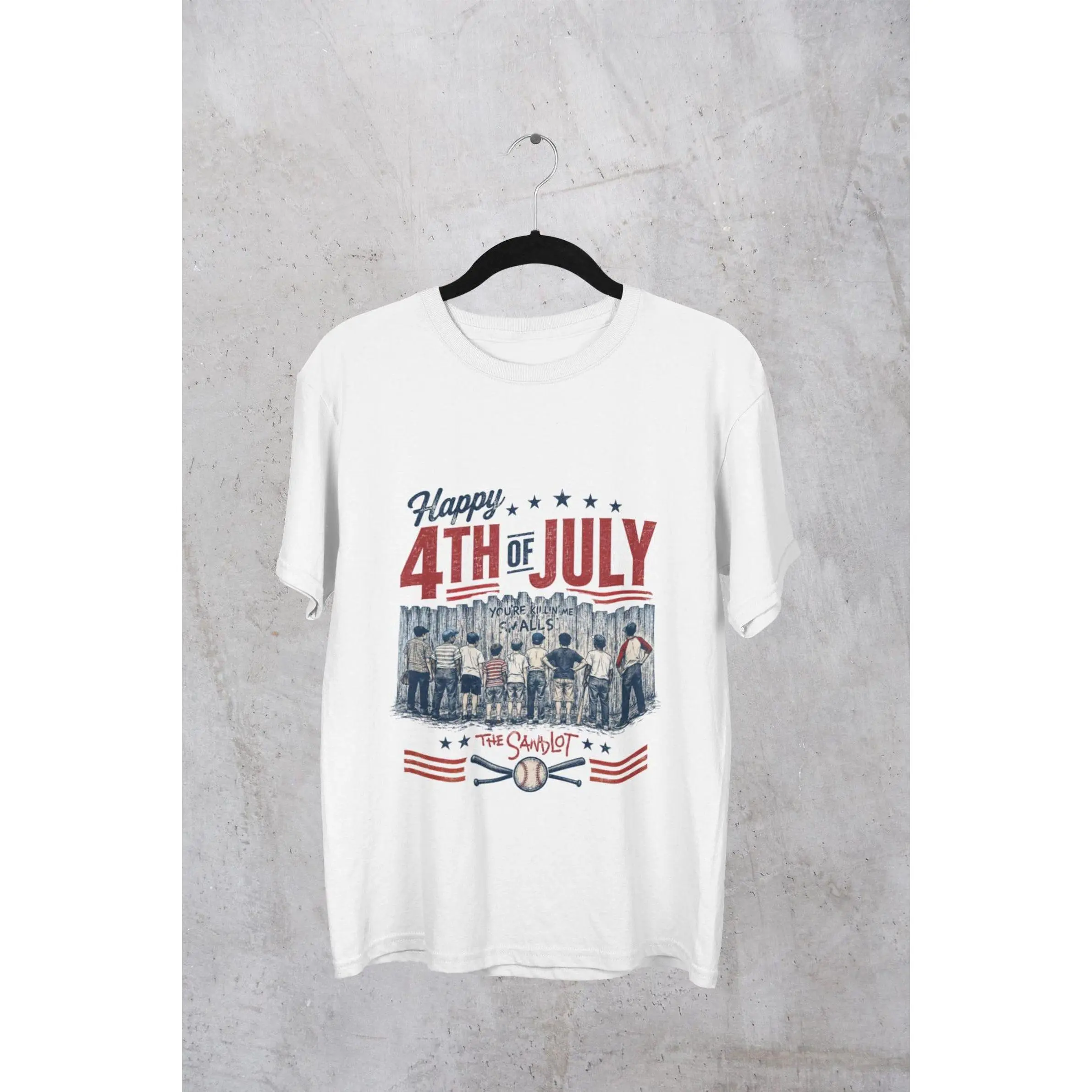 Sandlot Inspired 4th of July Shirt, Baseball Fourth of July Tee, You're Killin Me Smalls Shirt, Patriotic Baseball Tee