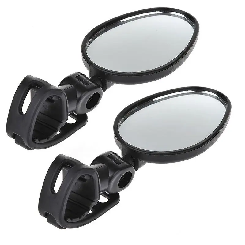 Adjustable & Rotating Bicycle Rearview Mirror, 2 Counts Bike Handlebar Mount Wide-angle Convex Cycling Rear View Mirrors, Bicycle Accessories, Bike Accessory, Bicycle Parts, Bicycle Safety