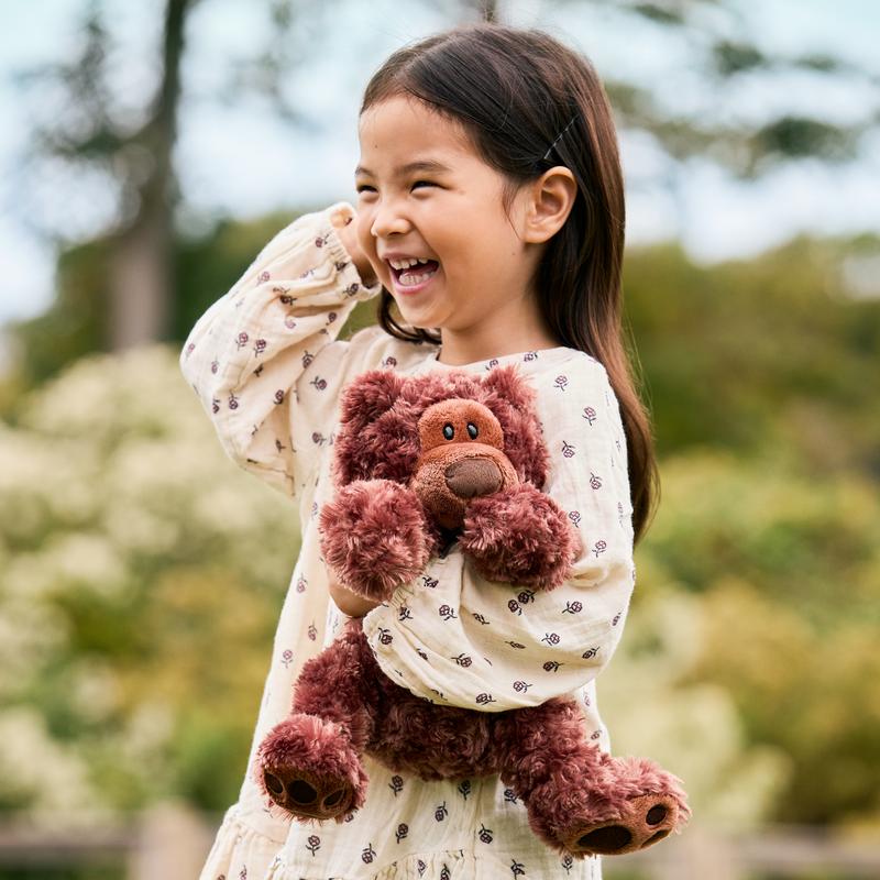 GUND Forever Friends Promise: Philbin Classic Teddy Bear, Premium Stuffed Animal for Ages 1 and Up, Chocolate Brown, 12”