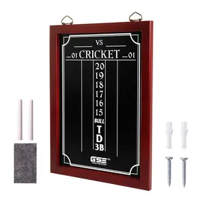 Chalk Dart Scoreboard for Dart Board Cricket & 01 Dart Games (Large)