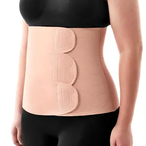 Momcozy Ergowrap Postpartum Belly Band for Natural and C-Section Recovery, Abdominal Binder with 3D Abdomen Lifting & Ergonomic Back Support, Seamless Belly Wrap Shapewear for Post Surgery Recovery——Standard