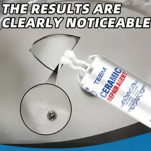 Universal Tile Crack Repair Paste Adhesive, Fast Curing Easy Use, Water Resistant Durable No Shrinkage, Strong Adhesion for Ceramic Plastic Wood Metal Glass, Waterproof Adhesive