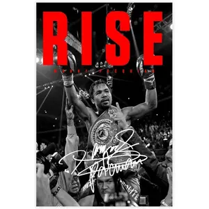 Manny Pacquiao Poster Boxing 8 Canvas Poster Wall Art Decor Print Picture Paintings for Living Room Bedroom Decoration