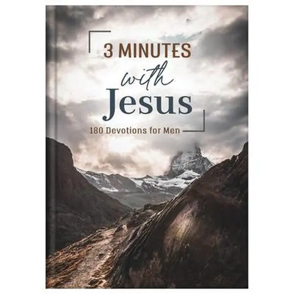 USED-3 Minutes with Jesus: 180 Devotions for Men by Sumner, Tracy M. (Hardcover)