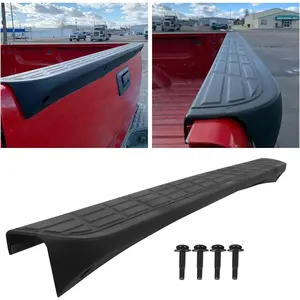 Tailgate Cap Top Protector Molding Spoiler Cover Compatible with 2007-2013 Chevy GMC Silverado Sierra 1500 2007-2014 2500 3500 Replacement for 25844299 GM1904104