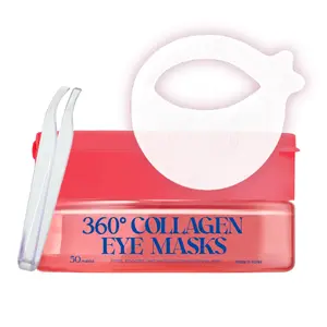 SOMISOME 360° Collagen Eye Masks 50 Masks – Korean Eye Patches with Bakuchiol & Collagen, Fine Lines & Wrinkle Care, Dark Circle & Eye Puffiness