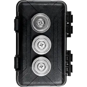 Magnetic Car Key Holder, Waterproof Large-Capacity Hide-a-Key Safe Box, Secure Magnetic Storage Box for Outdoor Vehicle Use, Ideal for Kids (International Children's Day Gift Option)