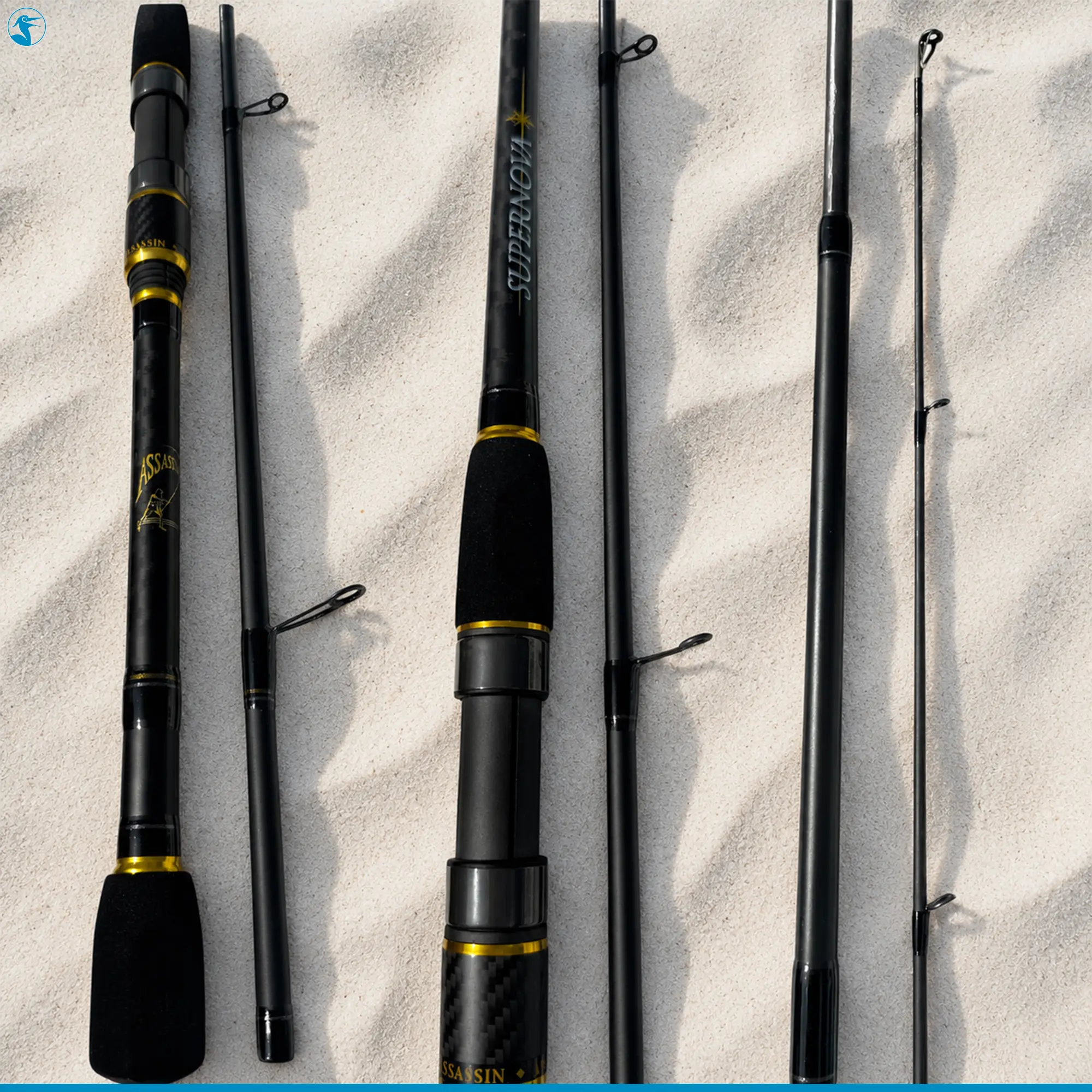 Super Nova Lightweight Rod for Inshore Fishing - Sensitive & Powerful Casting Rod for Bays, Piers, and Kayaks, Fixed Length
