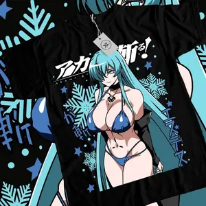 Akame Ga Kill Anime T-shirt & Sweatshirt, Esdeath Waifu Graphic Tee, Anime Manga Lover Gifts XZ4A8
