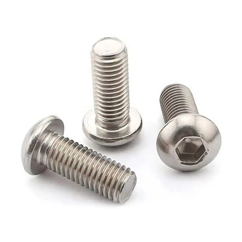 50 count 1/4-20 x 1 Button  Socket Cap  Screws,304 Stainless Steel 18-8,Allen Socket Drive,Bright Finish,Fully Machine Thread (1/4-20 x 1 50 count)