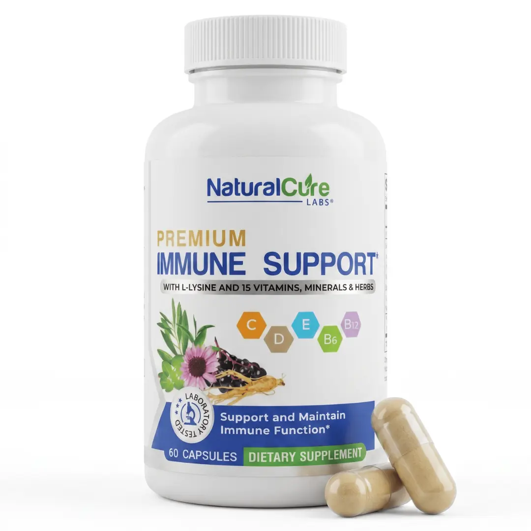 Immune Support 16-in-1 Vitamins, Mineral, Herbs, and Botanicals. Award-winning Blend for Immune Health, 60 Vegan Capsules