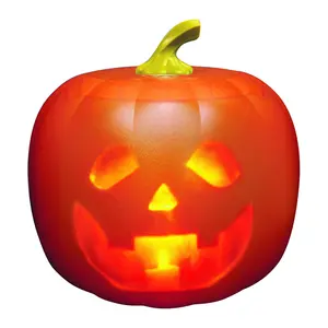 ANIMAT3D Jabberin' Jack The Talking Animated Pumpkin - Traditional Festive Decor with Built-In Projector, Speaker Box, Party Decoration Supplies