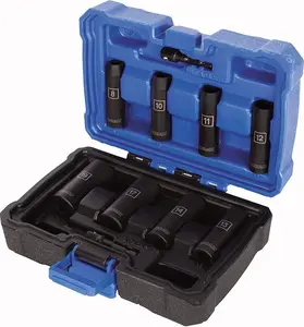 Kobalt 864581 10-Piece 3/8 Drive 6-point Deep Impact Socket Set-Metric
