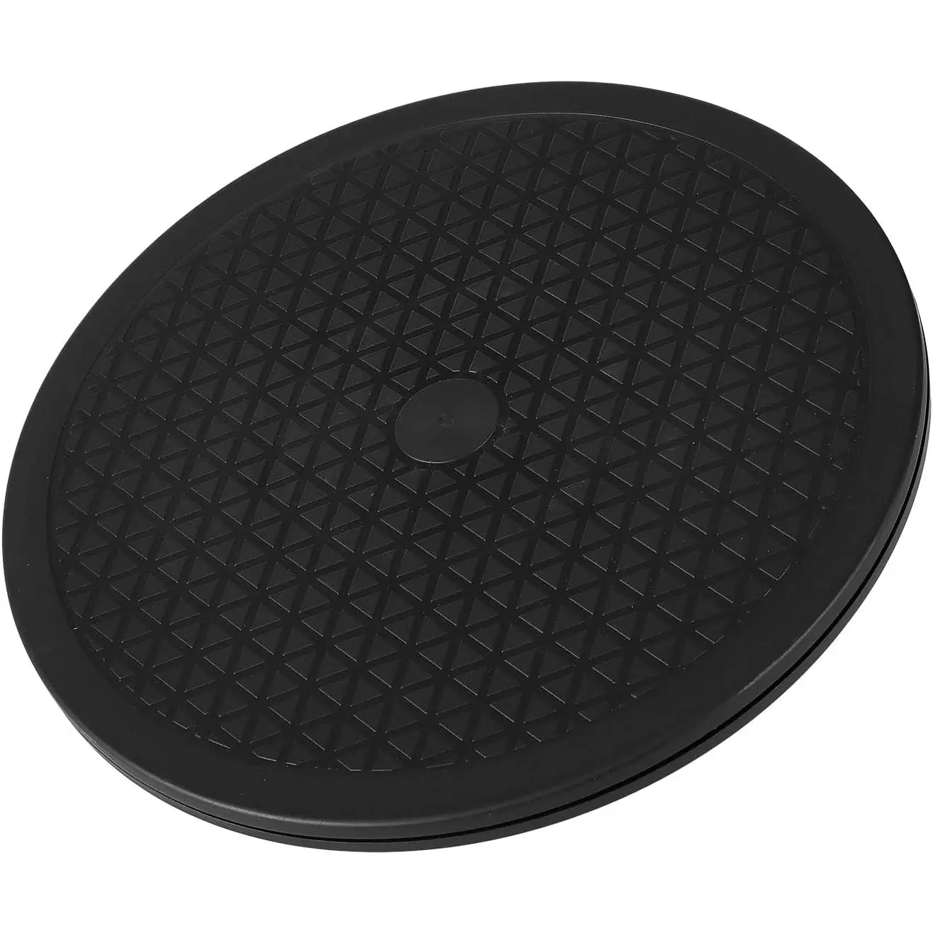 10 Inch Lazy Susan Turntable Organizer, Eichzer  Heavy Duty Black Rotating Swivel Stand with Steel Ball Bearings for Model/Rotating /Crafts Stand/TV//Laptop (360? Rotation)