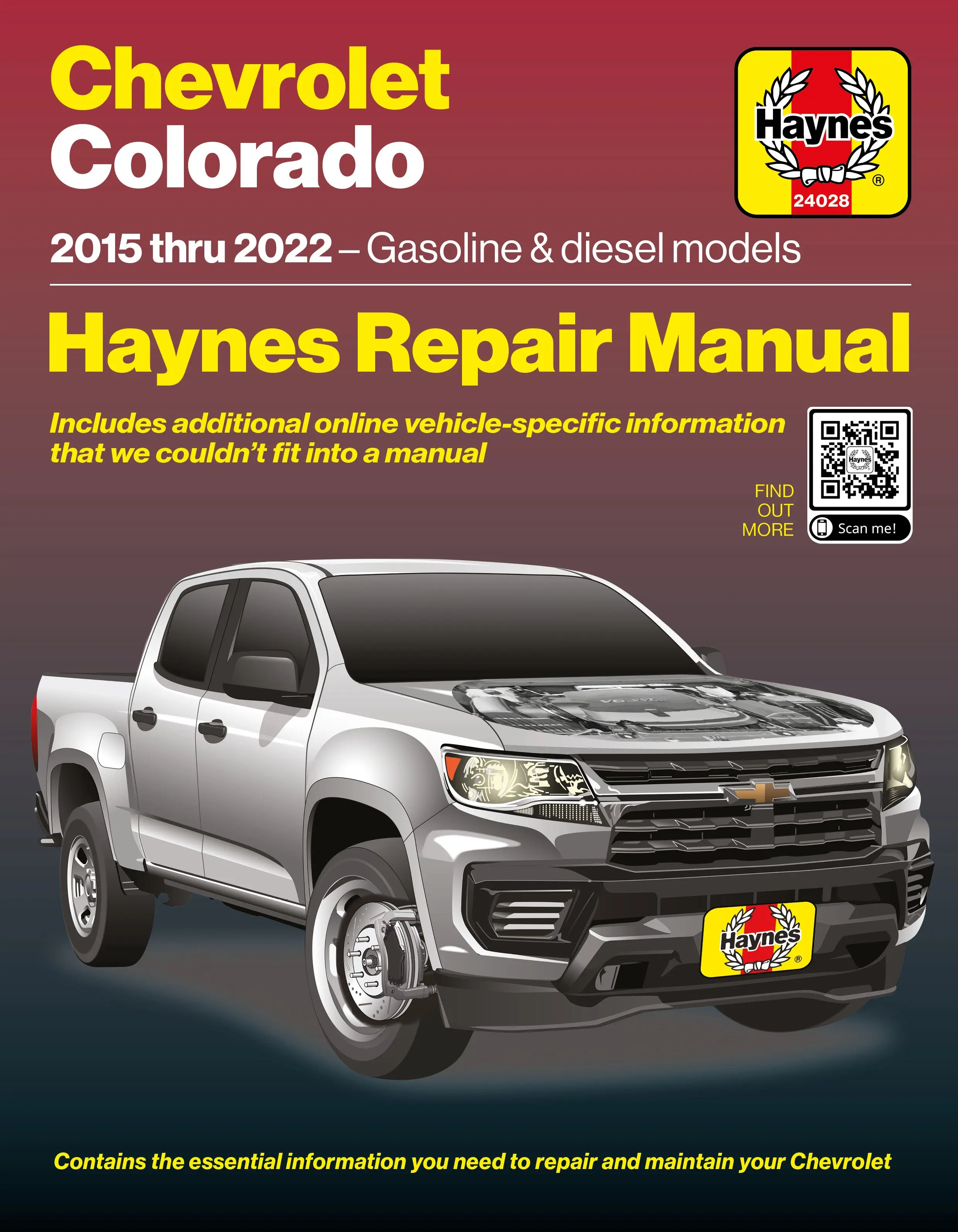 Chevrolet Colorado (2015 - 2022) Haynes Repair Manual