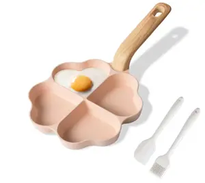 Egg Omelette Pan, 4-Cup Nonstick Granite Omelette Skillet Breakfast Frying Pan