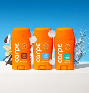 Carpe Underarm Antiperspirant Deodorant Starter Pack - Get 3 Scents - 72Hr Sweat and Odor Control - Quick-Drying - Non-Greasy - Residue-Free