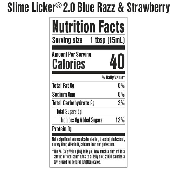Slime Licker 2.0 - Strawberry, Blue Razz, Black Cherry or Green Apple