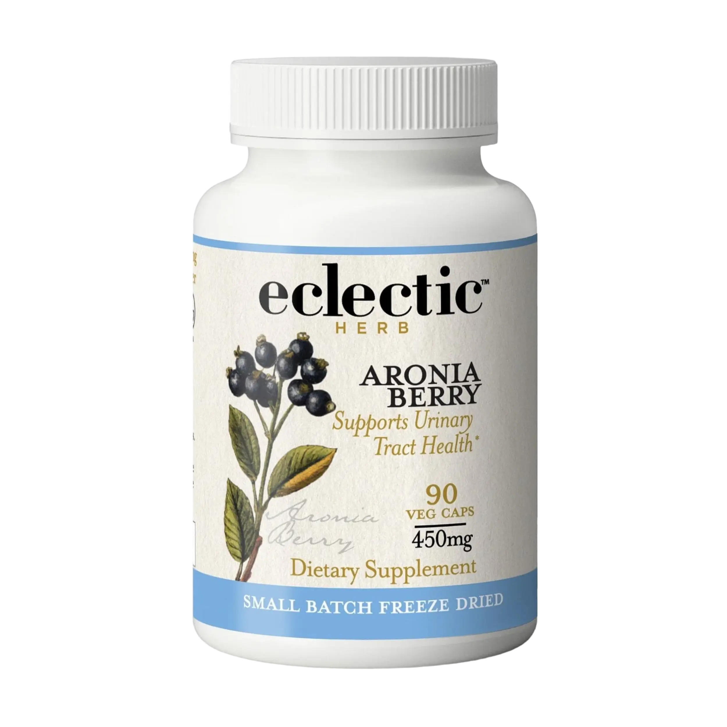 Eclectic Herb - Premium Freeze-Dried Aronia Berry Capsules | Urinary Tract Support | Chokeberry Supplement for Urinary Tract Health | Organic, Non-GMO, Vegan