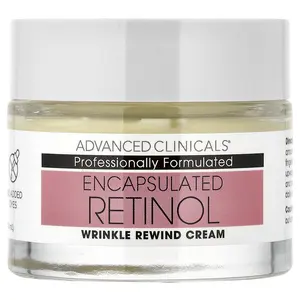 Advanced Clinicals Encapsulated Retinol, Wrinkle Rewind Cream, 2.5 fl oz (74 ml)