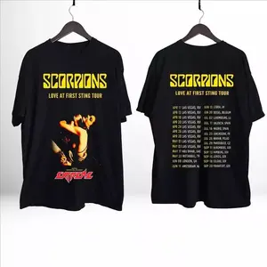Scorpions 2024 Tour Shirt, Scorpions Band Tour T-Shirt | Crewneck Sweatshirt | Hoodie