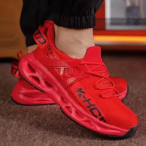 Advanced Shock Running Shoes - Ultra-Breathable, Lightweight, Four-Season Comfortable Sneakers with Soft Sole, Mesh Upper, and Superior Cushioning for Men and Women Exercise Training